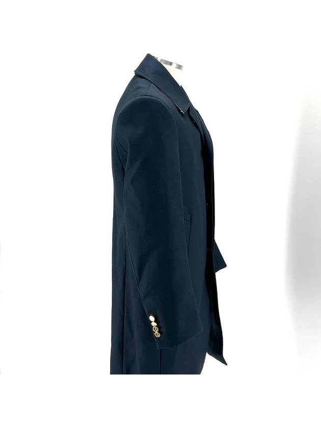 gold button mac coat jacket - THOM BROWNE - BALAAN 5