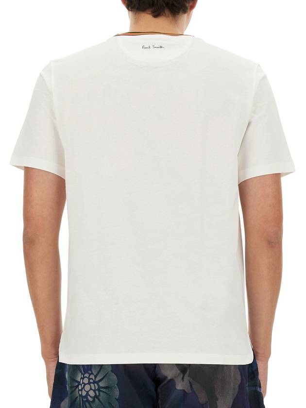 round neck short sleeve t-shirt white - PAUL SMITH - BALAAN 7