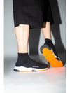 Speed Runner High Top Sneakers Black Orange - BALENCIAGA - BALAAN 5