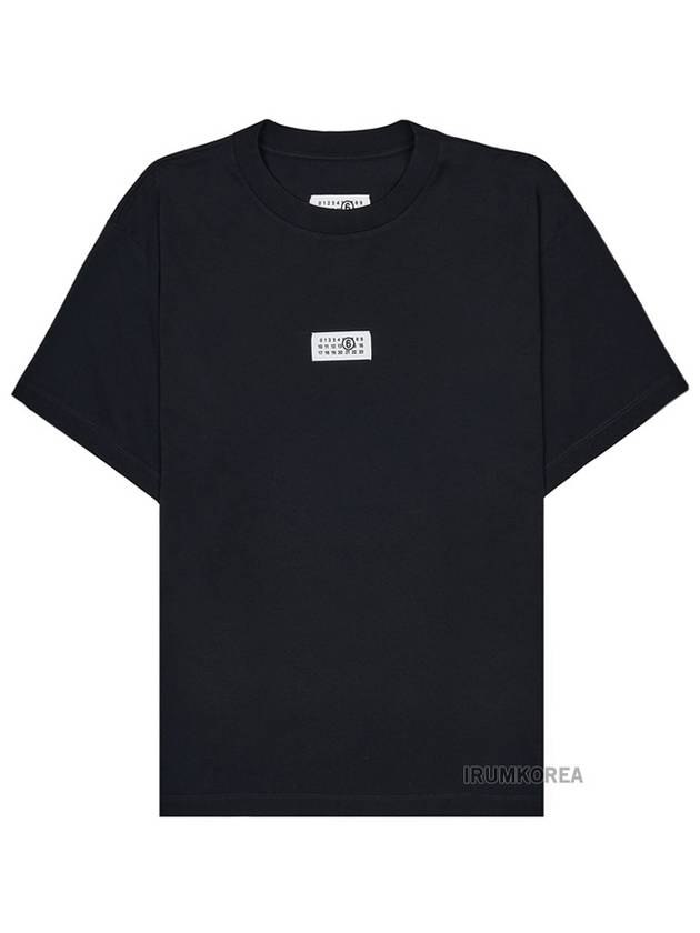 Logo Crew Neck Short Sleeve T-Shirt Black - MAISON MARGIELA - BALAAN 2