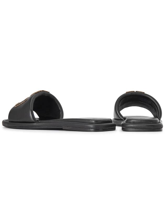 Double T Slide Slippers Black - TORY BURCH - BALAAN 7