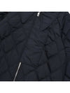 Ripstop Quilt Zip Up Jacket Black - GANNI - BALAAN 5