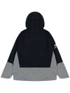 Unisex ATY Nylon Wind Shell Hooded Jumper Navy Graphite SDKIISD231115WB001 - SALONDEKII SDLABEL - BALAAN 11