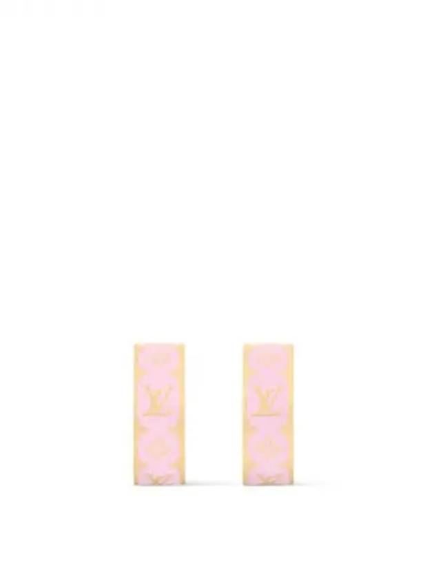 Nanogram Enamel Earrings Pink - LOUIS VUITTON - BALAAN 2