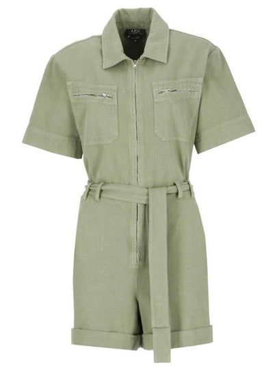 Hills Denim Jump Suit Green - A.P.C. - BALAAN 2