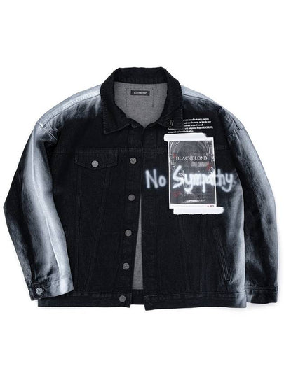 BBD No Sympathy Denim Jacket Black - BLACKBLOND - BALAAN 2