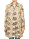 Horsebit Trench Coat Ivory - GUCCI - BALAAN 3