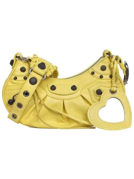 Le Cagole XS Lambskin Shoulder Bag Yellow - BALENCIAGA - BALAAN 2