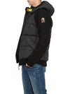 Men's padded zipup cardigan PMHYAK02 BLACK - PARAJUMPERS - BALAAN 6