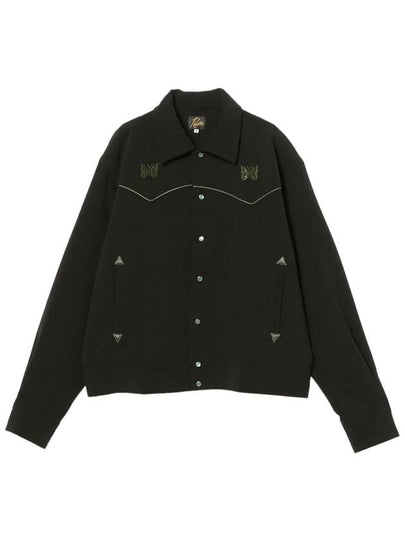 Piping Cowboy Jacket Black - NEEDLES - BALAAN 2