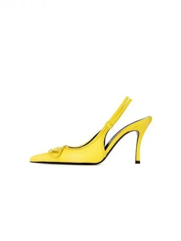 Women's D VENUS Leather Slingback Yellow 271778 - DIESEL - BALAAN 1