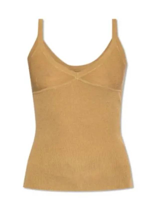 Gallura Cashmere Knit Sleeveless Camel - MAX MARA - BALAAN 2