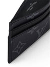 Monogram Eclipse Double Card Wallet Black - LOUIS VUITTON - BALAAN 6