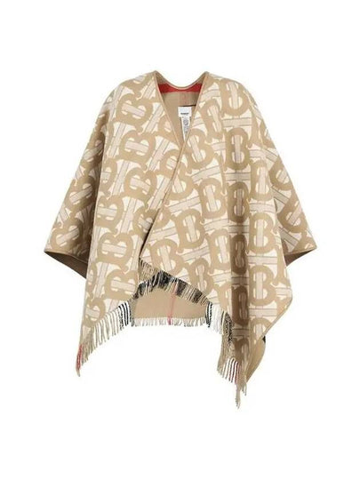 Reversible TB Monogram Check Cape Beige - BURBERRY - BALAAN 2