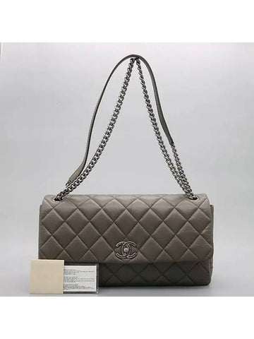 silver shoulder bag - CHANEL - BALAAN 1