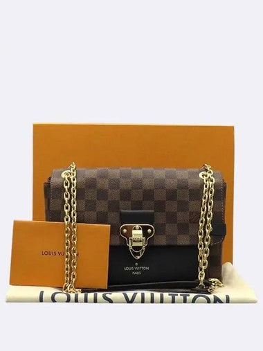 N40108 Damier Eben Canvas Bavin PM Chain Shoulder Bag - LOUIS VUITTON - BALAAN 1