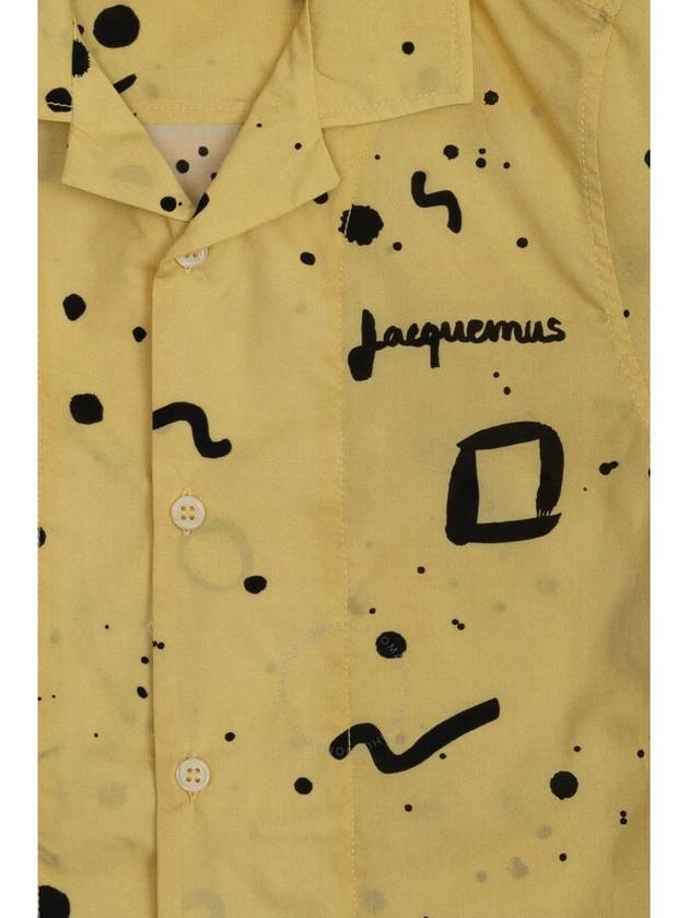 Jacquemus Boys Abstract Print Short Sleeved Shirt Size 8Y - JACQUEMUS - BALAAN 3