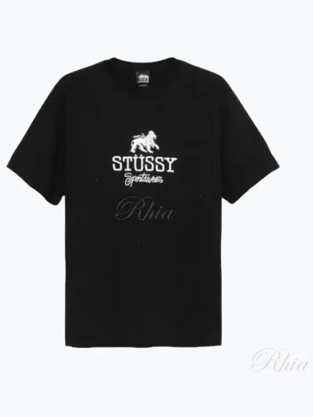 1905034 Black Sportswear T Shirt - STUSSY - BALAAN 1