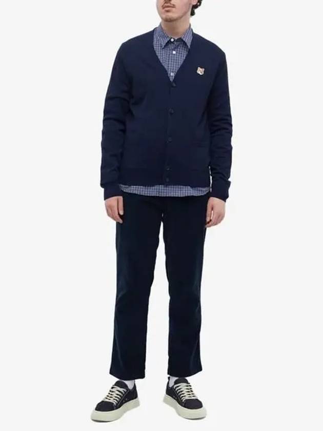 Fox Head Patch Classic Cardigan Navy - MAISON KITSUNE - BALAAN 6