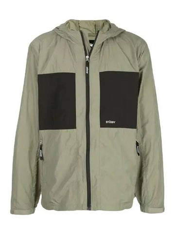 Block Tech Jacket 115503 KHAKI - STUSSY - BALAAN 1