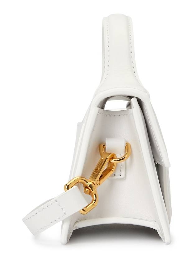 Le Bambino Gold Hardware Logo Mini Tote Bag White - JACQUEMUS - BALAAN 4