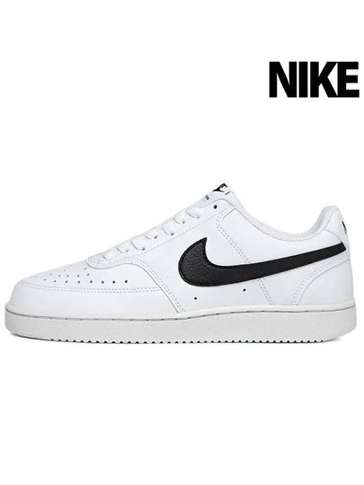 Court Vision Next Nature Low Top Sneakers White Black - NIKE - BALAAN 2