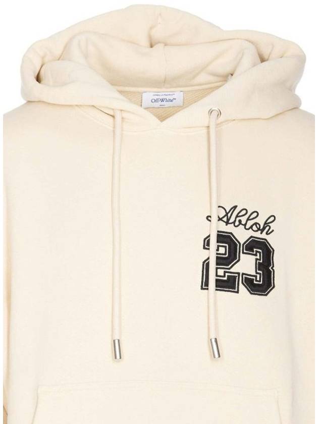 23 Logo Skate Hood OMBB085S24FLE011 0310 B0010999215 - OFF WHITE - BALAAN 4