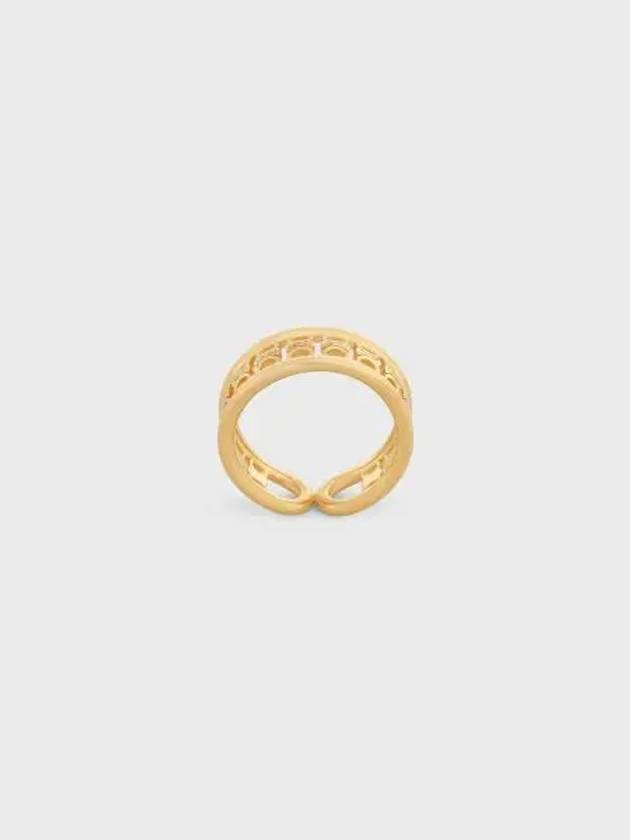 Triomphe Brass Ring Gold - CELINE - BALAAN 2