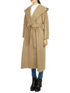 Bdanton Virgin Wool Single Coat Camel - MAX MARA - BALAAN 3