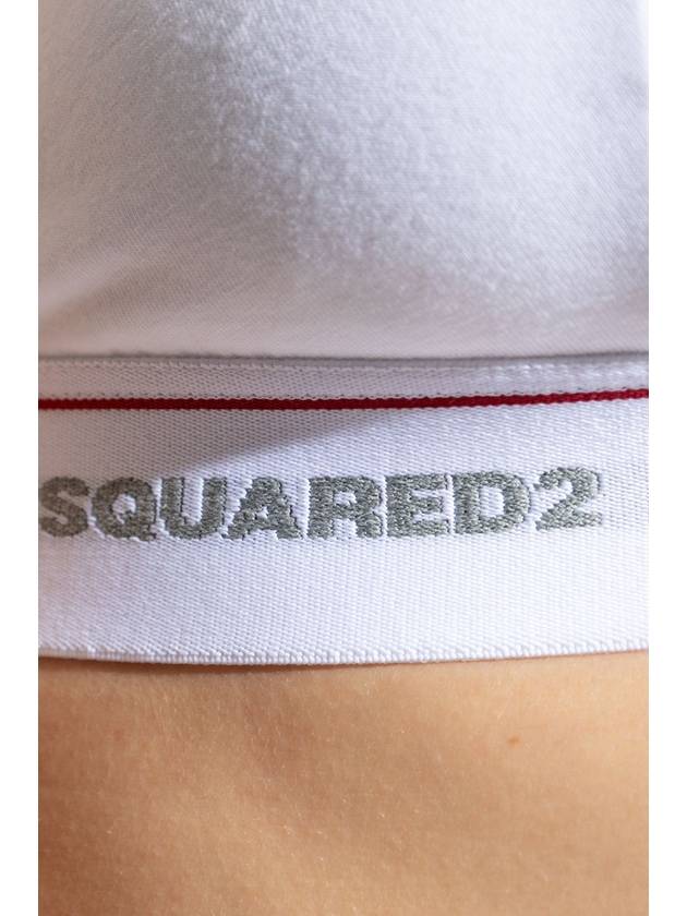 Dsquared2 Bra With Logo, Women's, White - DSQUARED2 - BALAAN 4