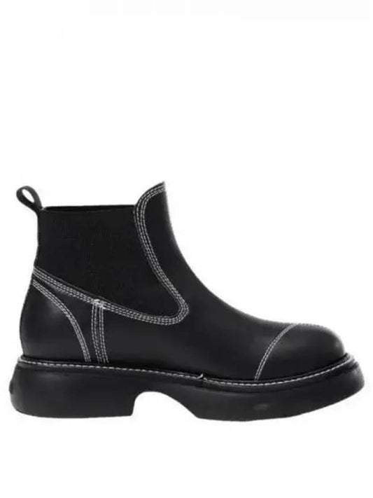 Everyday Low Chelsea Boots Black - GANNI - BALAAN 2