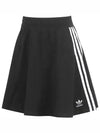 Originals 3 Stripe A-Line Skirt Black - ADIDAS - BALAAN 3