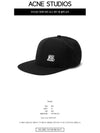 Logo Patch Ball Cap Black - ACNE STUDIOS - BALAAN 3