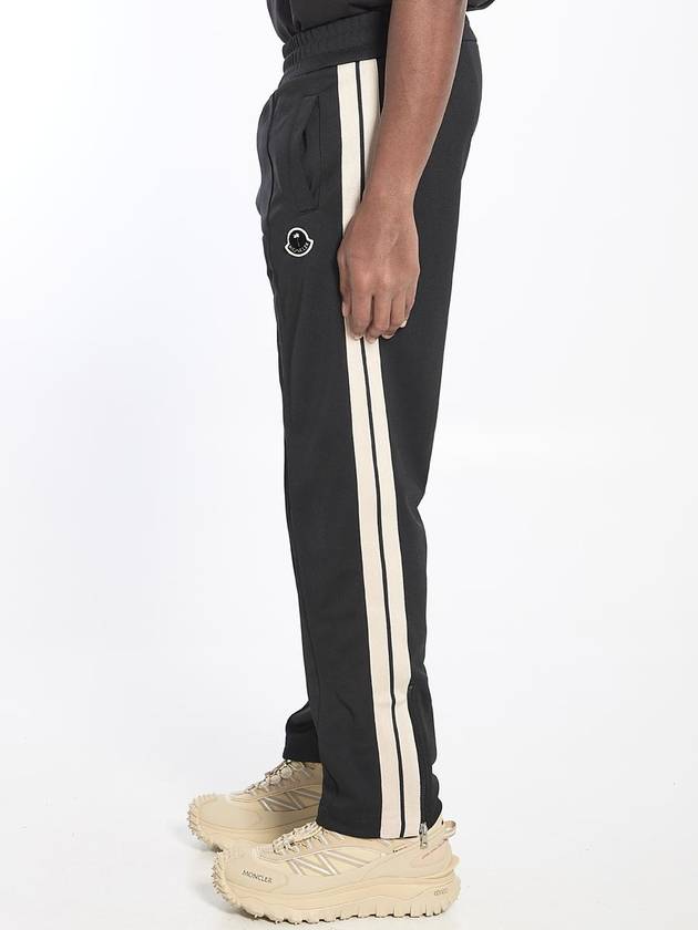 Acetate Black Sweatpants - MONCLER - BALAAN 3