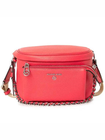 Slater Medium Pebbled Leather Sling Bag Pink - MICHAEL KORS - BALAAN 1