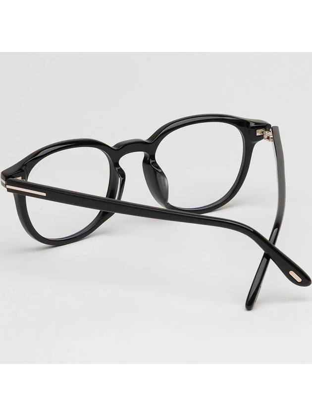 Eyewear Round Horn-rimmed Eyeglasses Black - TOM FORD - BALAAN 5