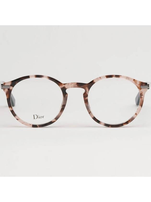 Glasses Frame ESSENCE5 OT4 Round Fashion Men Women Horned - DIOR - BALAAN 3