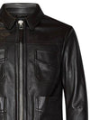 Grain Leather Jacket Brown - TOM FORD - BALAAN 5