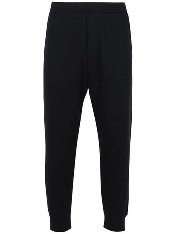 DSQUARED2 Relaxed' Black Cotton Pants - DSQUARED2 - BALAAN 1