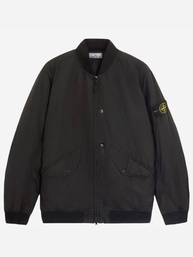 Reps R NY Bomber Jacket Black - STONE ISLAND - BALAAN 3