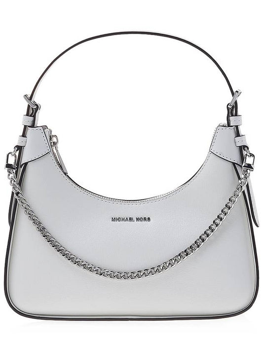 Women's Wilma Medium Leather Shoulder Bag White - MICHAEL KORS - BALAAN 2