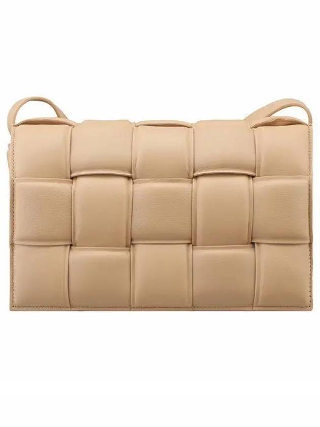 Gold Padded Cassette Cross Bag Almond - BOTTEGA VENETA - BALAAN 2