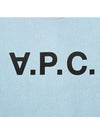 VPC Logo Organic Cotton Short Sleeve T-Shirt Blue - A.P.C. - BALAAN 4