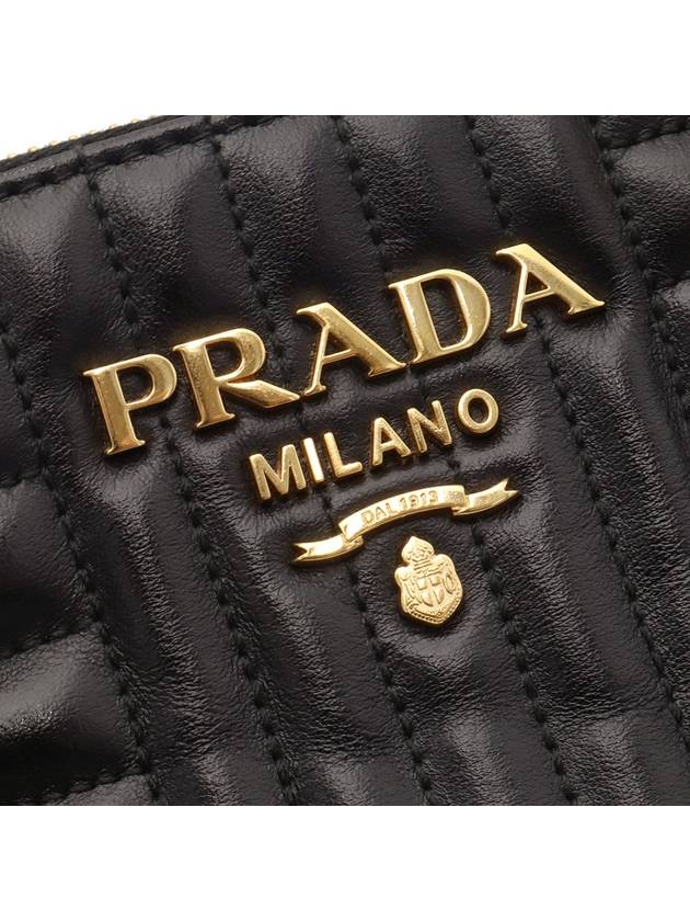 Black Leather Mini Diagram Galleria 2WAY 1BA896 2D91 - PRADA - BALAAN 6