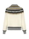 embroided logo cashmere knit top - PRADA - BALAAN 2