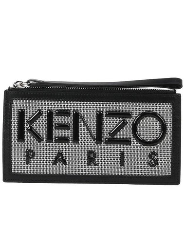 Kombo Card Wallet Silver - KENZO - BALAAN 1