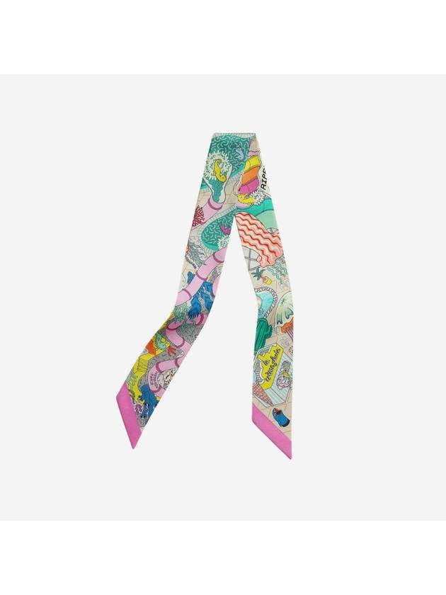 Splash Park Silk Twilly Scarf Vert - HERMES - BALAAN 1