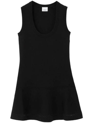 scoop neck sleeveless mini dress - BURBERRY - BALAAN 1