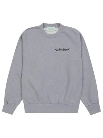 Aries Mini Problem Sweatshirt Gray Mall - ARIES - BALAAN 1