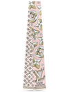 Ultimate 3D Monogram Scarf Rose - LOUIS VUITTON - BALAAN 1